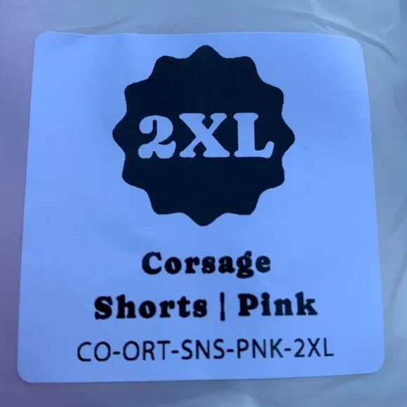 Women's Carmico Casual Shorts 2XL Pink - Picture 5 of 6